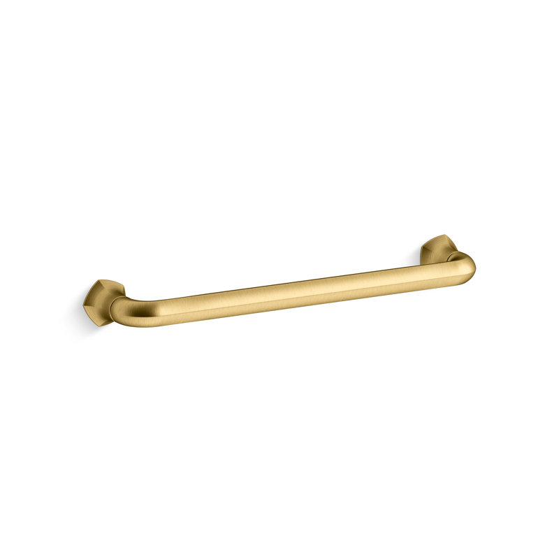 Occasion 7 In. Cabinet Pull, Vibrant Brushed Moderne Brass