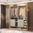 5ft Closet System with Wooden Drawers and Hanging Rods-1983848821