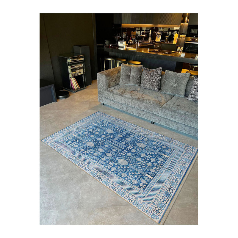 Tapis décoratif lavable, Sous-tapis rectangulaire 5 pi 1 po x 7 pi 7 po inc