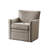 Toomey Contemporary Nailhead Swivel Armchair-1385807812