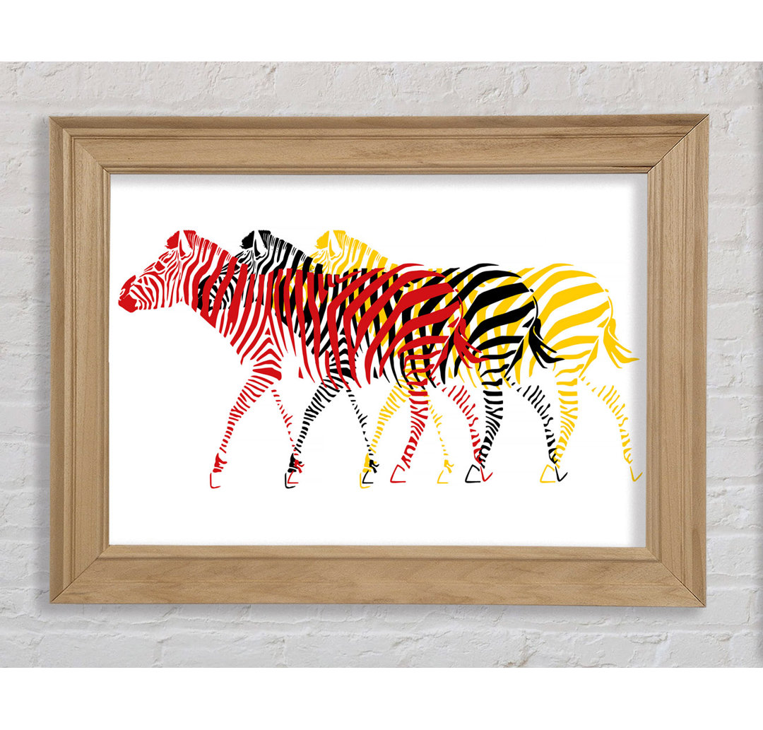 Pop Art Zebra 2 - Druck