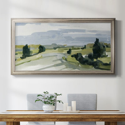 Dark Quiet Valley III - Single Picture Frame Print on Canvas
