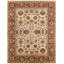 Baku Hand Knotted Wool Oriental Area Rug in Ivory/Red