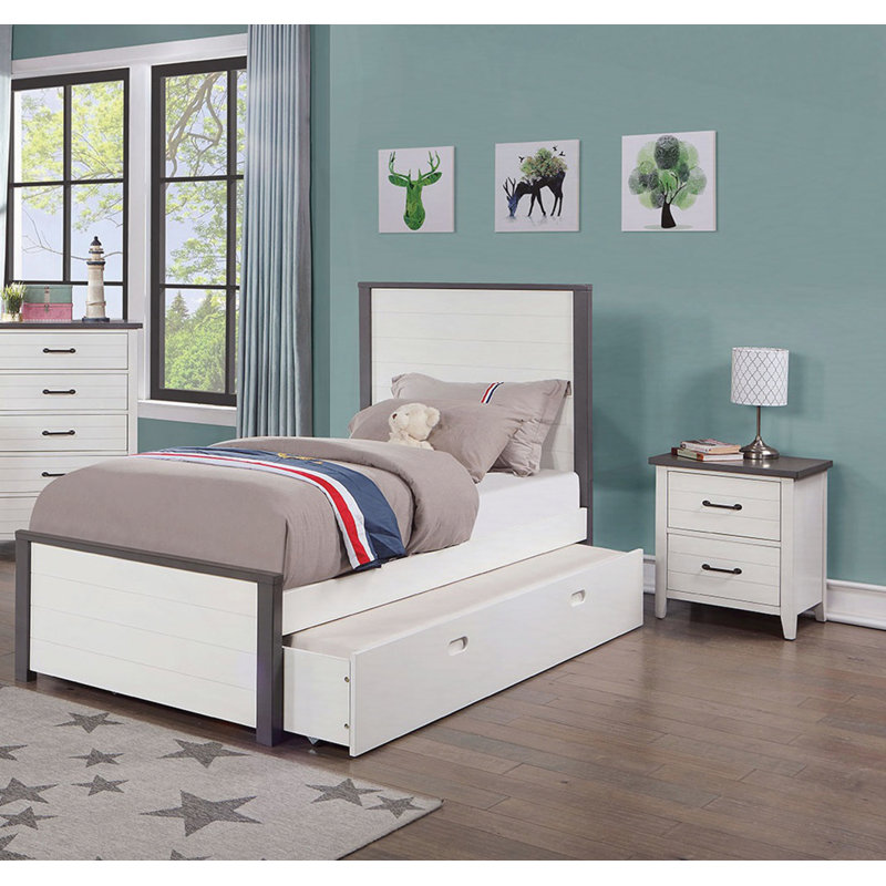 2-Drawers Bedside Table