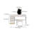 55" Smart Makeup Vanity Set With Mirror & Lights