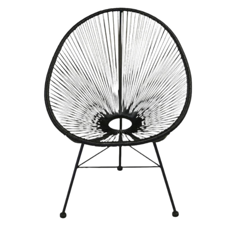 Chaise pour enfant Cabos, Noir