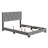 Diamond Linen Upholstered Platform Bed Frame with Adjustable Headboard - Boyd Sleep-227439983-227439984