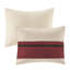 Édredon grand rouge 7 pièces - Faux suède, coussins décoratifs rembourrés de chaleur Taille lavable à la machine et douillette avec motif en pièces-119106133-119106138