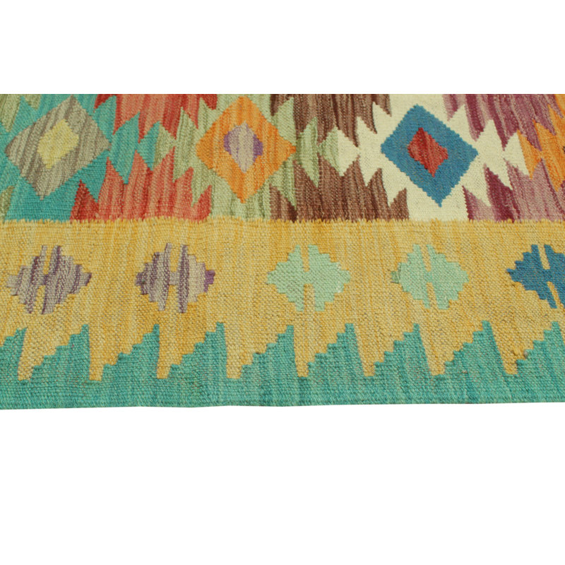 Bobbee Wool Geometric Indoor Rug