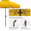 Parasol de marché en oléfine 9 'avec cantonnière festonnée et inclinaison-1606628161