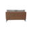 Willmuth 60.2" Modern Two-Tone Leathaire Loveseat with Metal Legs and 4 Pillows-898448323