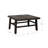 Fostoria Reclaimed Elm Wood Square Coffee Table, Black-130063044
