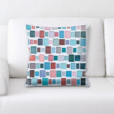 Microsuede Reversible Throw Pillow