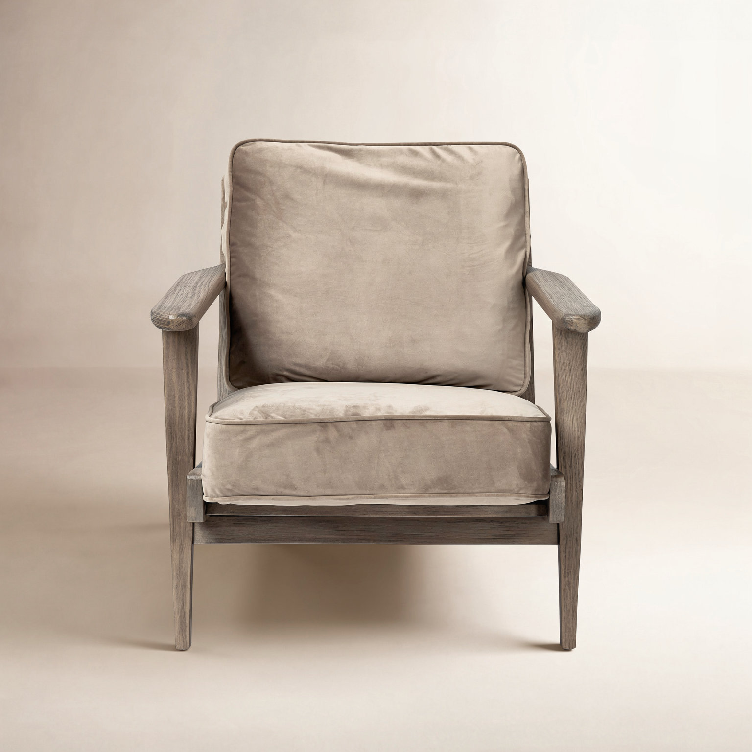 Roxy Armchair, Light Olive Velvet