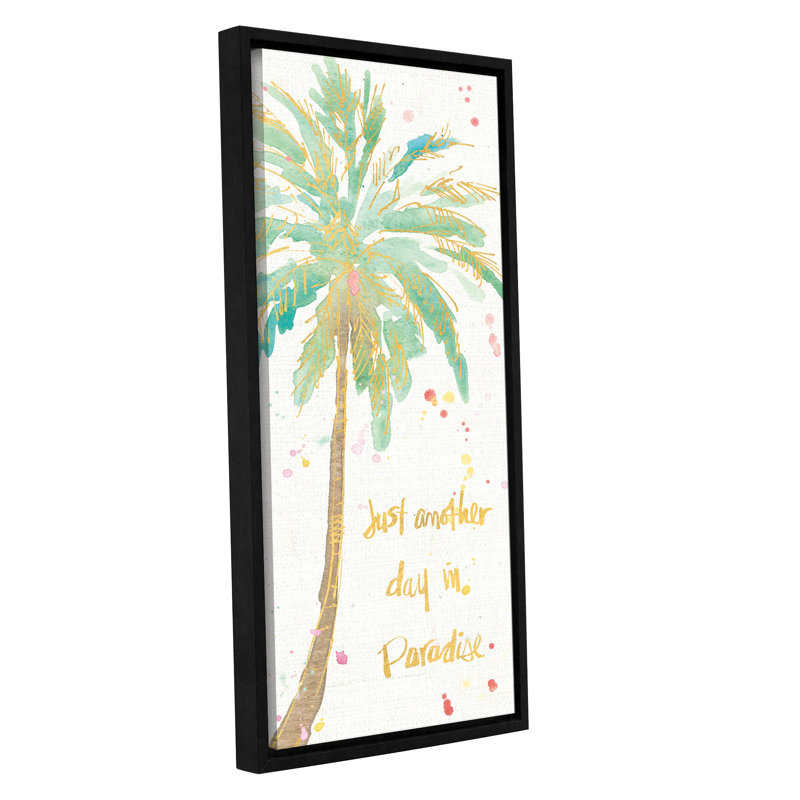 «Flamingo Fever X», reproduction d'art, Cadre flottant noir, H 36 po x l 18 po x P 2 po