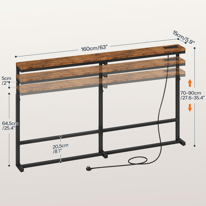 160 cm W Console Table