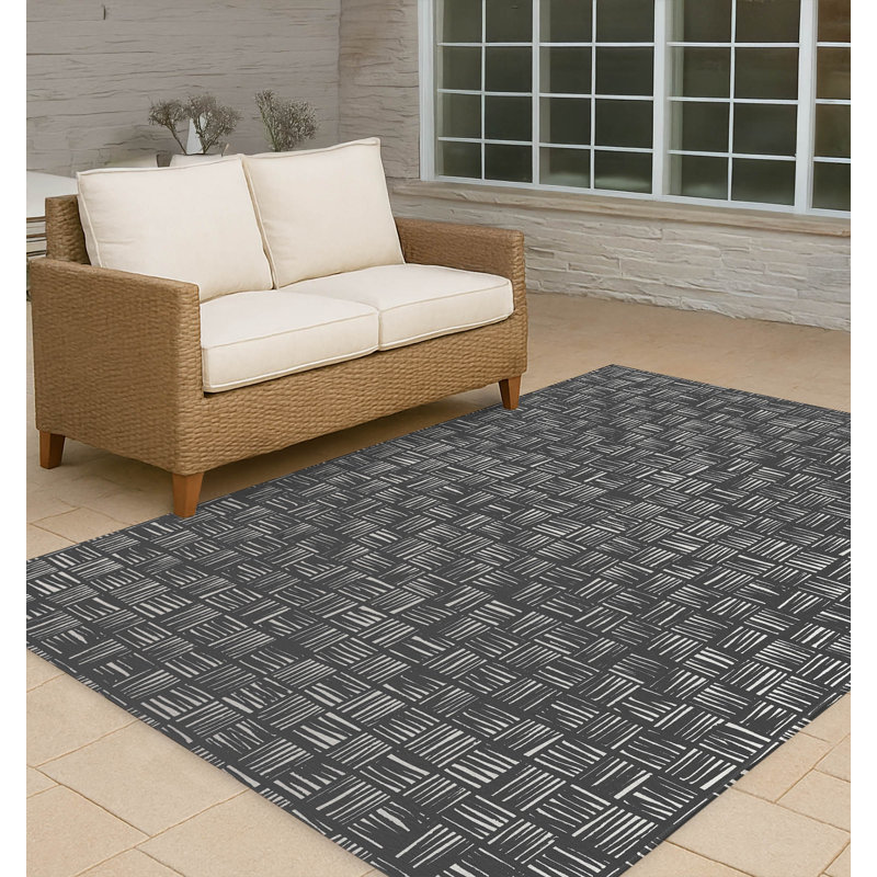 Tapis d'extérieur antidérapant Lash, Rectangle 8' x 10'
