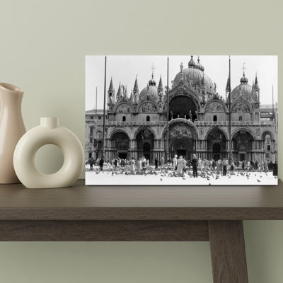 1920S 1930S St. Mark's Cathedral Piazza San Marco Venice Italy Classic Retro Vintage Architecture Urban Wall Art