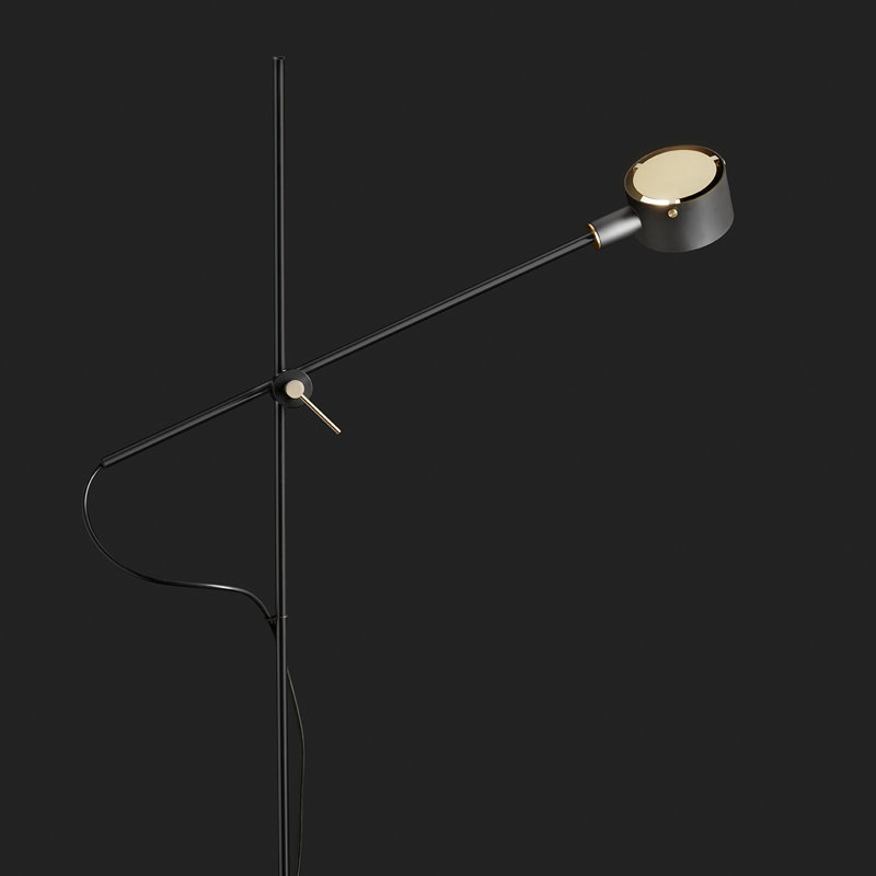 G.O. Floor Lamp, Matt Black, Matt Black