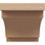 Corbeau en bois de cèdre méditerranéen brut l 7 po x P 7 po x H 7 po-88291011
