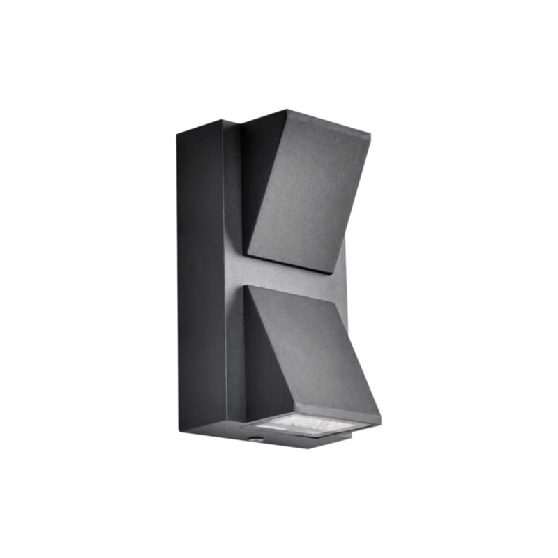 Bohden Black 14cm H Integrated LED Outdoor Flush Mount, 1 Light