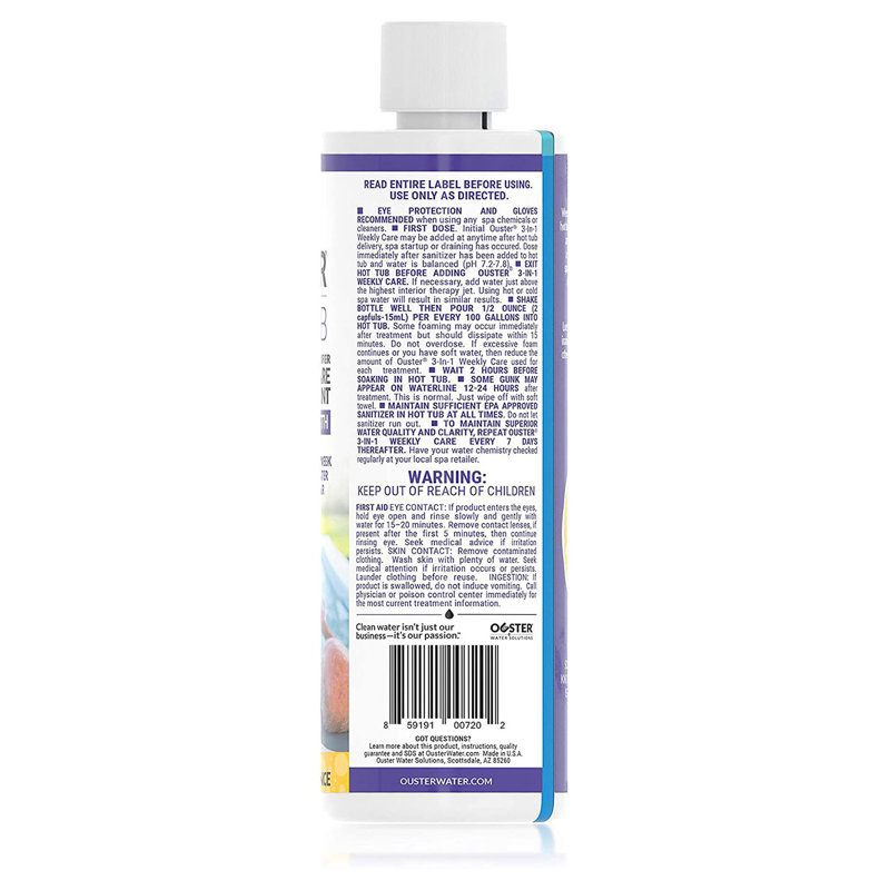 Ouster Water Solutions Chemicals in Multiple Colors