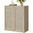 Consiglia 30.5" Bohemian-Inspired Rattan 2-Door Sideboard-695867050-688169289