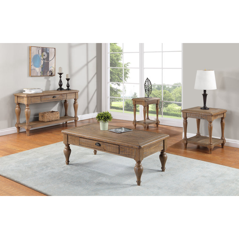Dyersburg 50'' Console Table, Rustic Brown