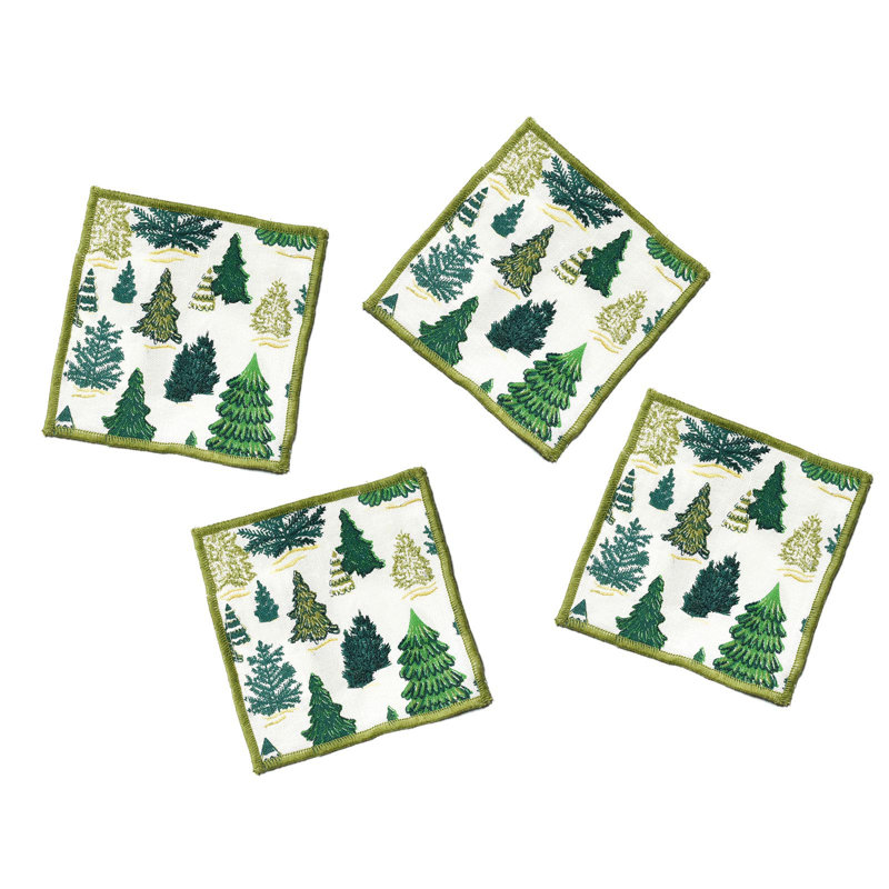 Ensemble de 4 serviettes de table Fir