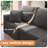 98.4" Compression Couch Modular Sectional Sofa with Pillows, 5-Seater Deep Seat Convertible Cloud Sofa,with 6 Modules for Living Room-904898965