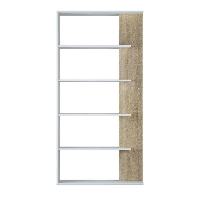 Columbia Bookcase, White/Oak Laminate