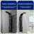 7-way Diverter Rainfall Shower Tower Panel System with Rainfall Waterfall Shower Head and Shower Wand-93524902