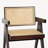 Solid  Retro Wood Rattan Dining Chairs Reinforced Seat (Set of 2)-71917481