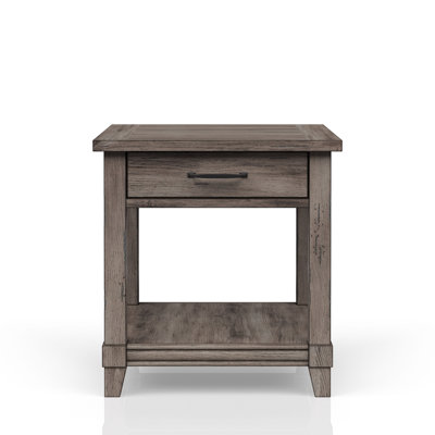 End Table W/ Storage Drawer & USN