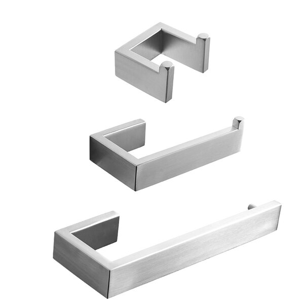 clihome 3 - Piece Bathroom Hardware Set | Wayfair