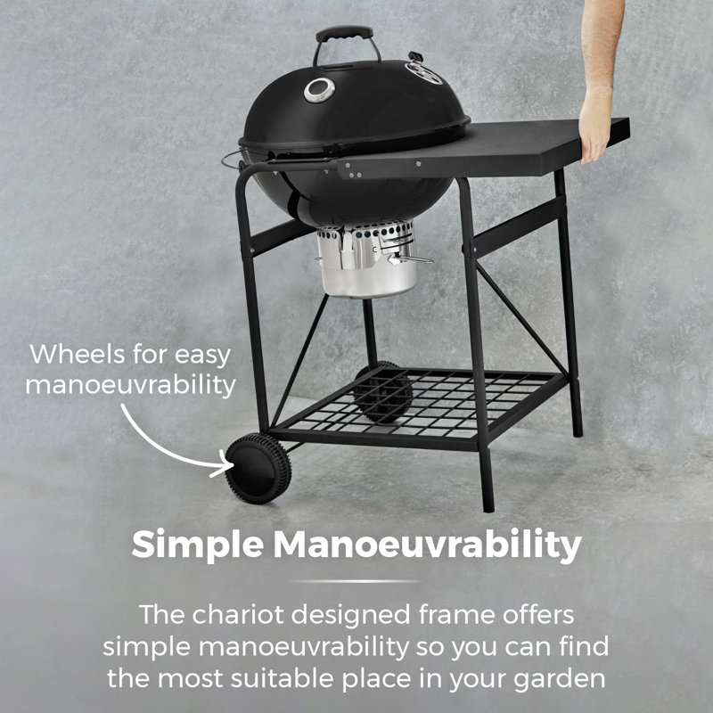 Tower 95cm W Kettle Charcoal Grill