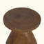 Table d'appoint d'extérieur en bois MGO, finition grain de bois, ensemble de 1