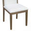 Ensemble de chaises de salle à manger de style rétro avec 4 chaises rembourrées-133087164