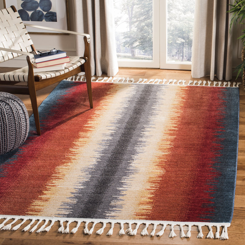 Roosevelt Abstract Indoor/Outdoor Rug, Rectangle 9' x 12'