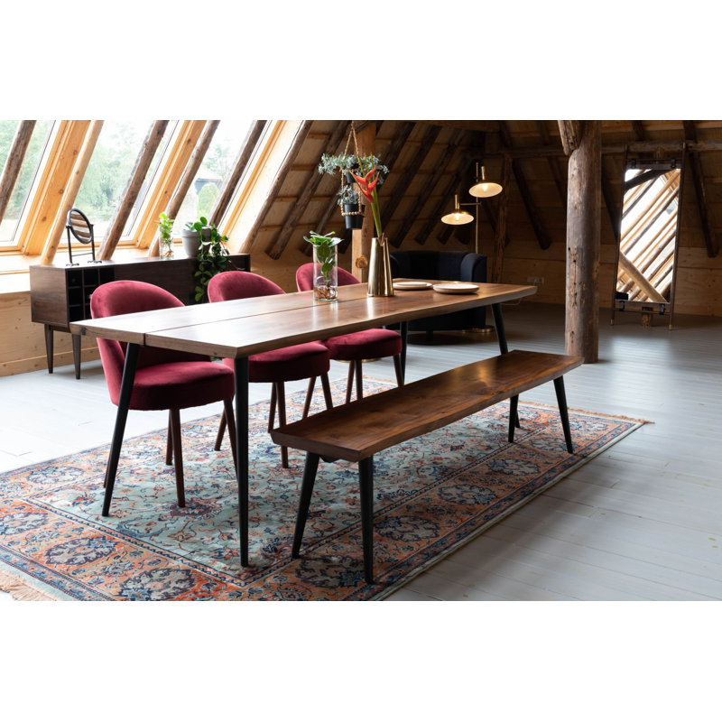 Upholstered Dining Chair, Red