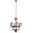 Whorton 6 - Light Steel Dimmable Empire Chandelier