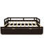 Lit de jour extensible avec couchette, lit de jour en bois avec couchette-1861043016