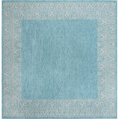 Tapis extérieur d'extérieur couleur océan