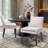 Demarrion Modern Extra-Wide Corduroy Upholstered Dining Side Chair – Solid Wood Frame, Ergonomic Full-Back Comfort-872962004