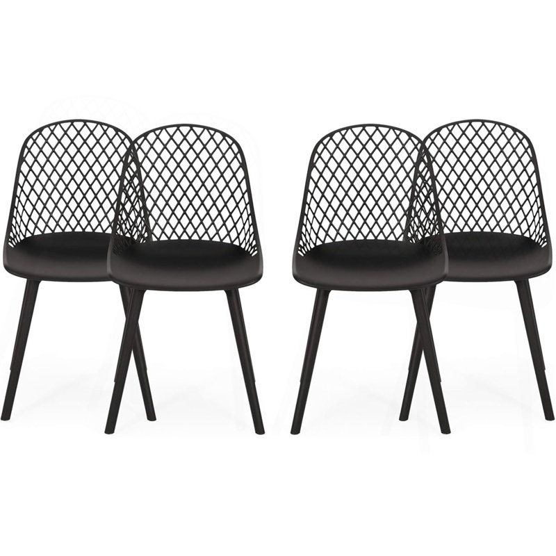 LILY CHAIR(SET OF 4), Black
