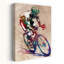 Vibrant Cycling Motion, impression murale contemporaine-132472148