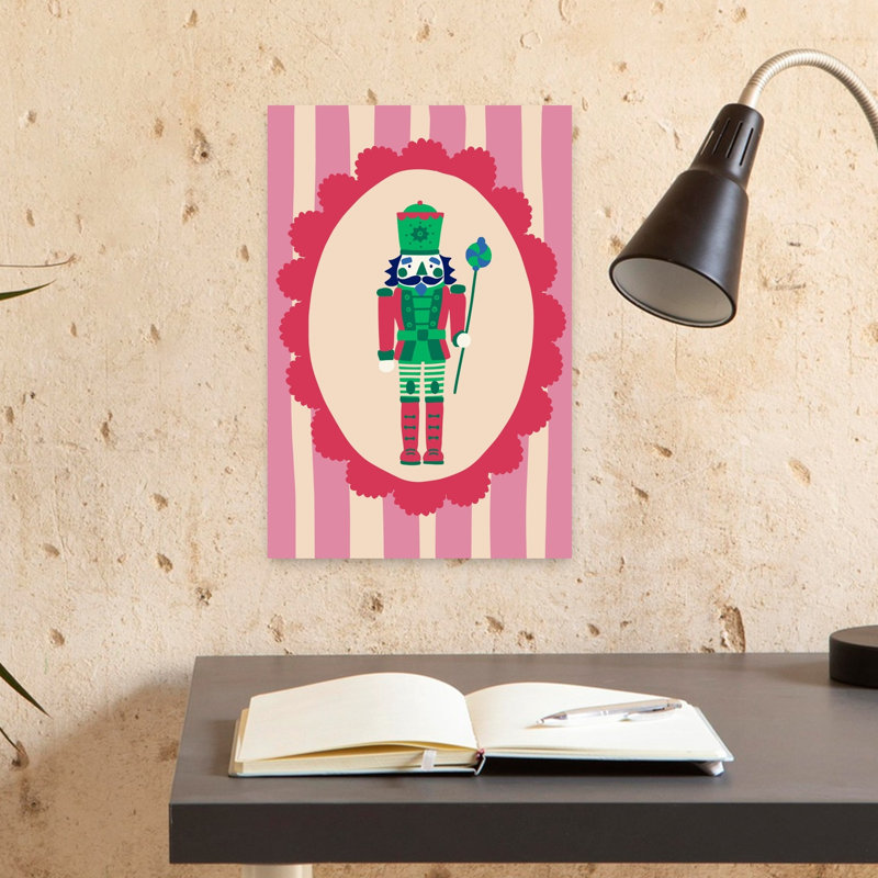 Classic Nutcracker Soldier Classic Elegant Playful Wall Art Print by Annick - Wrapped Canvas Print, 45.72cm H x 30.48cm W