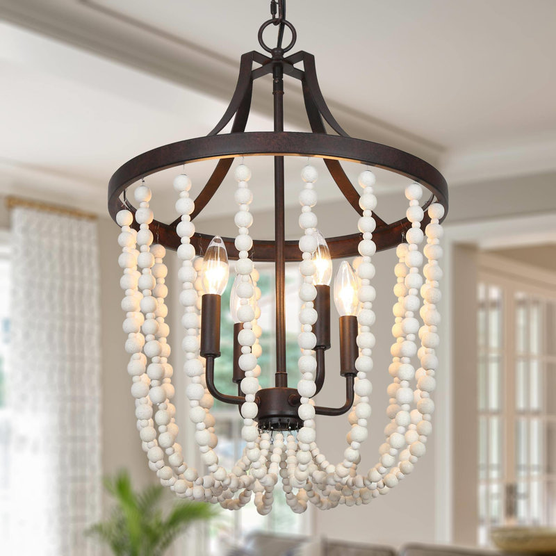 Lustre tambour 4 lumières Hallsboro