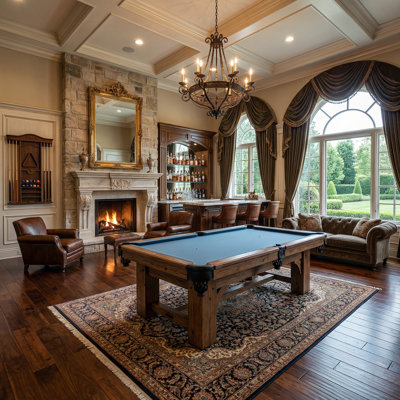 Table de billard en ardoise 8 'Bungalow