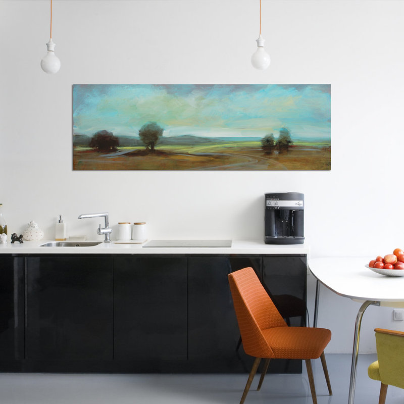 « landscape ci », reproduction sur toile, H 12 po x l 36 po x P 1,5 po, Toile tendue